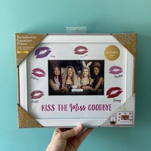 Kiss the Miss Goodbye photo frame